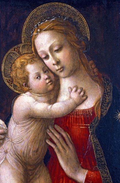 Loira Atlántico N* 091 - NantesMuseo de Bellas Artes - “Virgen y Niño” - Maestro del “Tondo Miller” - Primitivo italiano del siglo XV de Unknown
